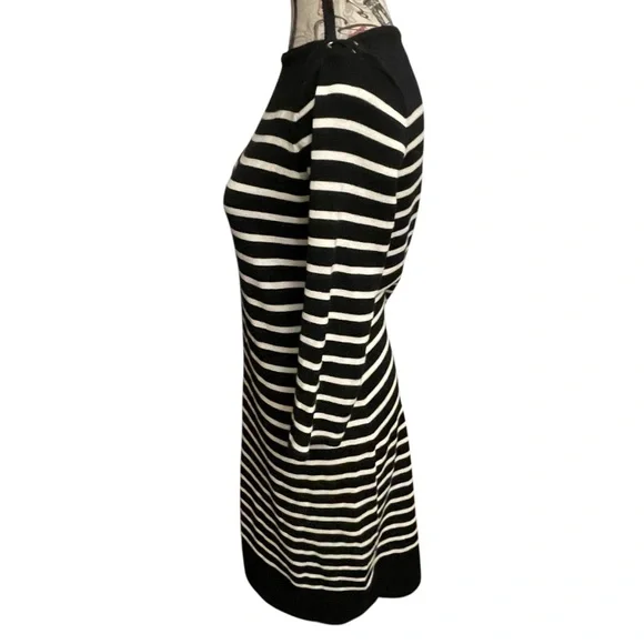 Ralph Lauren Black and White Striped Dress - Picture 2 of 7